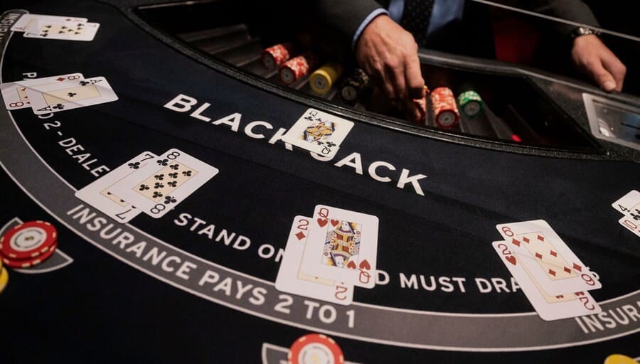 Blackjack bust cards